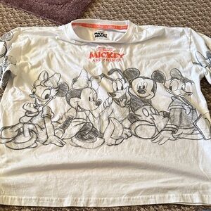 Disney Mickey & Friends Sketch White Tee